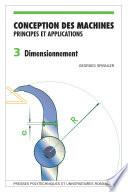 Conception des machines