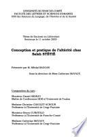 Conception et pratique de l'altérité chez Salah Stétié