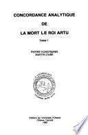 Concordance analytique de La mort le roi Artu