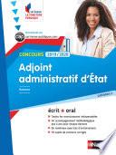 Concours Adjoint administratif d'État - Ecrit + Oral - Catégorie C - Concours 2019-2020