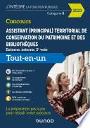 Concours Assistant (principal) territorial de conservation du patrimoine et des bibliothèques - 2023