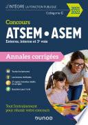 Concours ATSEM/ASEM - Annales corrigées - 2021-2022