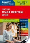 Concours Attaché territorial externe