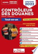 Concours Contrôleur des douanes - Catégorie B - Tout-en-un Branches opérations commerciales, surveillance et administration générale