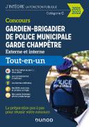 Concours Gardien-brigadier de police municipale - Garde champêtre - 2021-2022