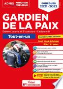 Concours Gardien de la paix - Catégorie B - Admis - Tout-en-un