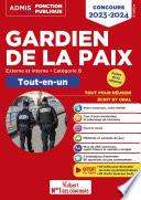 Concours Gardien de la paix - Catégorie B - Tout-en-un - 20 tutos offerts