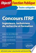 Concours ITRF - Ingénieurs, techniciens de recherche et formation de catégorie A, B et C