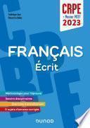 Concours Professeur des écoles - Français - Ecrit / admissibilité - CRPE 2023