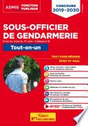 Concours Sous-officier de gendarmerie - Catégorie B - Tout-en-un