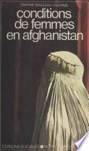 Conditions de femmes en Afghanistan
