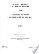 Conditions de Travail Dans L'industrie Canadienne