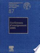 Conférences d'enseignement 2005