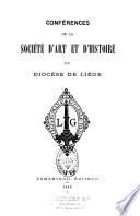 Conférences de la Société d'art et d'histoire du diocèse de Liège
