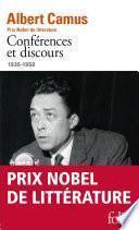 Conférences et discours (1936-1958)
