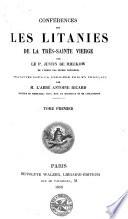Conférences sur les litanies de la Très-sainte Vierge