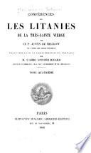 Conférences sur les litanies de la trèssainte Vierge