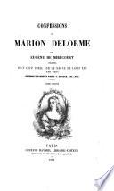 Confessions de Marion Delorme
