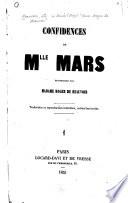 Confidences de Mlle Mars