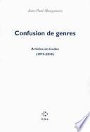 Confusion de genres