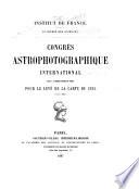 Congrès astrophotographique international tenu à l'Observatoire de Paris pour le levé de la carte du ciel (avril 1887).