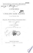 Congrès de viticulture et d'ampélographie de Châlon-sur-Saône [17-20 septembre 1896]