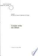 Congrès des Pouvoirs Locaux et Régionaux de l'Europe Compte rendu des débats 3è session (24 juillet 1996)