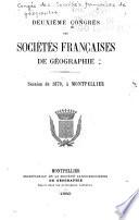 Congrès des Sociétés françaises de géographie