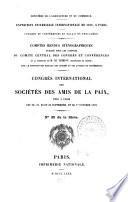 Congrès et conférences ... Comptes rendus sténographiiques, 1-32 [in 14 vols.].