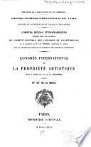 Congrès international de la propriété artistique