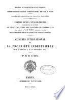 Congrès international de la propriété industrielle