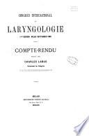 Congrès international de laryngologie
