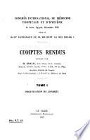 Congrès international de médecine tropicale et d'hygiène, Le Caire, Egypte, Décembre, 1928, sous le haut patronage de Sa Majesté le roi Fouad I. Comptes rendus