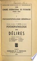 Congrès International de Psychiatrie, Paris, 1950