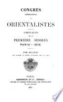Congrès international des orientalistes