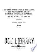 Congrès international socialiste des travailleurs et des chambres syndicales ouvrières, Londres 26 juillet-2 août 1896