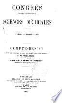 Congrès médical international de Paris, août 1867