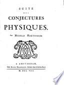 Conjectures Physiques