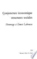 Conjoncture économique, structures sociales