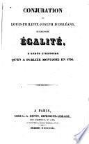 Conjuration de Louis-Philippe-Joseph d'Orleans, surnommé Égalité