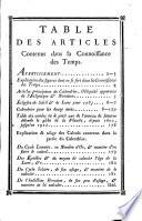 Connaissance des temps ou des mouvements célestes, à l'usage des astronomes et des navigateurs