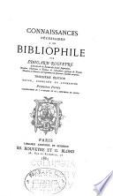 Connaissances nécessaires à un bibliophile