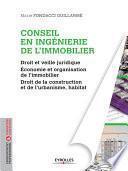Conseil en ingénierie de l'immobilier