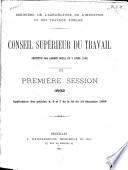 Conseil supérieur du travail