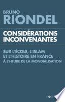 Considérations inconvenantes