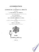 Considérations sur l'histoire de la partie de la médicine qui concerne la prescription des remèdes à propos d'une communication faite à l'Acadèmie des sciences, dans sa sèance du 29 d'aoùt 1864 par m. Claude Bernard, sur les propriétés organoleptiques de six principes immédiats de l'opium, prècédéès d'un examen des Archidoxia de Paracelse et du livre de Phytognomonica de J. B. Porta par m. E. Chevreul
