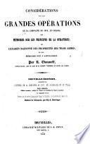 Considérations sur les grandes opérations de la compagne de 1812, en Russie