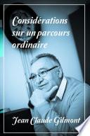 ConsidÌ©rations sur un parcours ordinaire