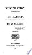 Conspiration pour l'Egalité dite de Babeuf