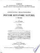 Constantes sélectionnées